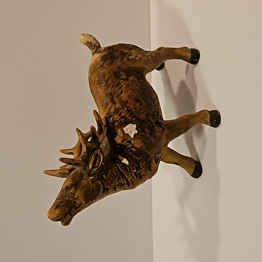 1970's UCTCI Japan Ceramic Elk Figurine